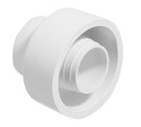 External Toilet Flush Cone Rubber White Pipe to Pan Sealing Flexible Stretch Washer WC Connector