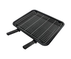 SPARES2GO Extra Large Grill Pan, Rack & Dual Detachable Handles for Electrolux Oven Cookers