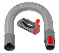 SPARES2GO Extra Long Extendable Quick Release Hose + Trigger Lock Compatible with Dyson V7 SV11 Vacuum Cleaner (2.4m)