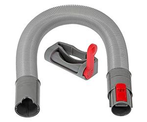 SPARES2GO Extra Long Extendable Quick Release Hose + Trigger Lock Compatible with Dyson V7 SV11 Vacuum Cleaner (2.4m)