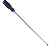 SPARES2GO Extra Long Reach Chrome Vanadium CR-V Phillips Head Screwdriver