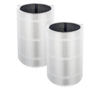 Spares2Go Filter For Blueair Air Purifier Blue Pure 511 Hepasilent Particle Hepa Carbon Sleeve (Pack Of 2 Filters)
