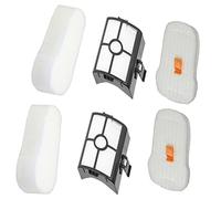 SPARES2GO Filter Kit compatible with Shark HZ500 HZ500UKT Anti Hair Wrap Corded Stick Vacuum Cleaner (2 of Each)