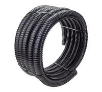 SPARES2GO Flexible Corrugated Water Butt Extension Overflow Connector Hose Pipe (25mm, 5M)
