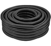 SPARES2GO Flexible Corrugated Water Butt Extension Overflow Connector Hose Pipe (25mm, 5M)