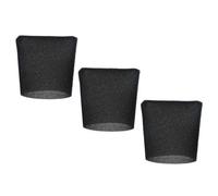 Spares2Go Foam Filter Sleeve Compatible With Vacmaster 16L To 60L Wet & Dry Vacuum Cleaner (22Cm, Pack Of 3)
