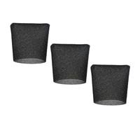 SPARES2GO Foam Filter Sleeve compatible with Wickes 20L 215735 288557 1250W Wet & Dry Vacuum Cleaner (22cm, Pack of 3)