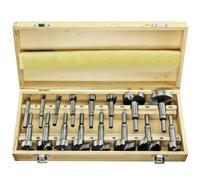 Spares2Go Forstner Wood Drilling 6mm - 54mm Complete Drill Bit Tool Set (16 Piece)