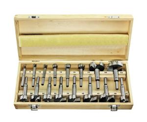 Spares2Go Forstner Wood Drilling 6mm - 54mm Complete Drill Bit Tool Set (16 Piece)
