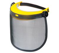 Full Face Protective Shield Strimming Trimming Chainsaw Garden Metal Mesh Visor (One Size, Adjustable Headband)