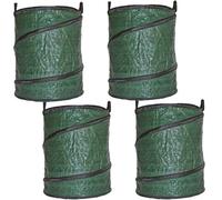 Spares2Go Garden Leaf Waste Bag With Handles Collapsible Heavy Duty (90 Litre, Pack Of 4)