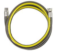 Spares2Go Gas Supply Hose Oven Cooker Micropoint Bayonet Pipe Extra Long Universal 6Ft 1/2" Lpg