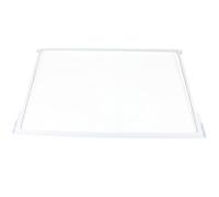 SPARES2GO Glass Fridge Shelf With Trims For Caple Fridge Freezers 525 x 334mm