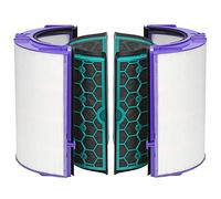 SPARES2GO Glass HEPA and Carbon Filter for Dyson Pure Cool Air Purifier Fan | 360˚ Active Filtration, Fits models: DP04, HP04, HP07, HP09, PH01, PH03. Tower: TP04, TP07, TP09, Activated Cooler Filters