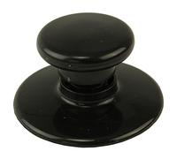 Spares2go Glass Lid Knob for Tesco SCSS12 3L SCSS13 5.5L SC356 Slow Cooker Pot (Black)