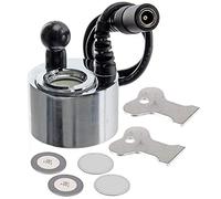 SPARES2GO Glass Opti-Myst Heater Disk Transducer RM-1220 + 4 Fire Transducer Discs Compatible with M-Dimplex Electric Wall Fires