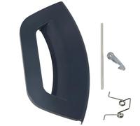 SPARES2GO Graphite Door Handle Kit for Hotpoint Washing Machine