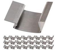 SPARES2GO Greenhouse Glass Sprung G Clips (Pack of 25)