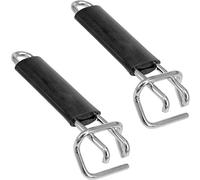 SPARES2GO Grill Pan Handle with Rubber Grip Compatible with CDA CD703SS/0 Oven Cooker (Pack of 2)