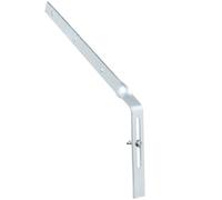 Spares2Go Gutter Side Rafter Bracket Universal Galvanised Steel Fascia Support Fixing (300mm)