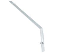 Spares2Go Gutter Top Rafter Bracket Universal Galvanised Steel Fascia Support Fixing (300mm)