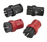 Spares2Go Hand Tool Nozzle Bristle Brushes Compatible With Karcher Sc1.020 Sc1020 K1105 K1201 K1405 Steam Cleaner (Pack Of 4)