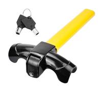 Spares2Go Heavy Duty Steering Wheel Lock Bar Car Van Truck Lorry Caravan Motorhome Security Immobiliser Includes 2 Keys