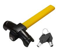 SPARES2GO Heavy Duty Steering Wheel Lock Bar Car Van Truck Lorry Lawnmower Caravan Motorhome Anti Theft Security Immobiliser (Includes 2 Keys)