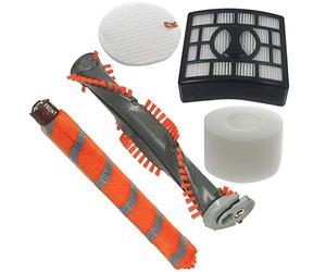 SPARES2GO HEPA Filter + Brushroll Brush Roll Bar Kit Compatible with Shark NV801 Vacuum Cleaner