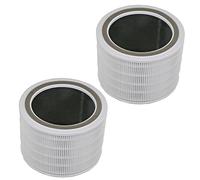 Spares2go HEPA Filter compatible with Levoit Core 200S 200S-RF Air Purifier (Pack of 2) + 5 Freshener Tabs
