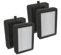 Spares2Go Hepa Filter Compatible With Levoit Lv-H128 Lv-H13Eu Air Purifier Lv-H128-Rf Lv-13Eu-Rf (Pack Of 4 Filters)