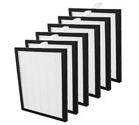 Spares2go HEPA Filter for Meaco 12L 12LE Low Energy Platinum Dehumidifier and Air Purifier (Pack of 6 Filters)