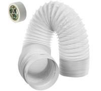 SPARES2GO Hose Pipe Heat Insulated Duct Extension Kit for Delonghi Portable Air Conditioner fits Pinguino AC (6m, 5 Inches / 125mm)