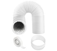 SPARES2GO Insulated Duct Hose Extension Kit for Black & Decker Air Conditioner (6m, 5 Inches, 125mm)