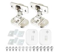 SPARES2GO Integrated Door Hinge Fixing Kit for Kenwood Washing Machines | Magnetic Brackets, 20 Piece Pack Includes all fixings and Screws, Fits models: KIW814W23, KIW914W23