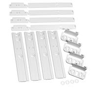 Spares2go Integrated Fridge Door Slide Mounting for Hotpoint fits Indesit Bracket Fixing Kit (pack of 4)