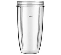 SPARES2GO Jug Cup Compatible with NutriBullet 600W 900W Juicer Blender (32oz / 1L)