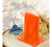 Spares2Go Kindling Splitter Firewood Log Splitting Base + Drill Blade Sharpener Attachment Kit