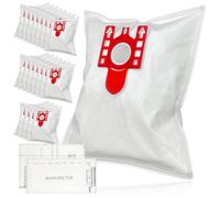 SPARES2GO Large Bags for Miele FJM C1 C2 Compact S4210 S5211 S6210 Vacuum Cleaners (Pack of 20 + Filters)
