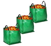 SPARES2GO Large Extra Strong Garden Waste Rubbish Bag Sack (120 Litre, Pack of 3)