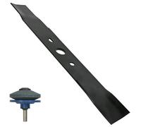 Spares2Go Lawnmower Blade For Qualcast 41Cm 16" Qp41 Qspp41 Xss41A Xss41C Xss41D Xsz41D + Sharpener