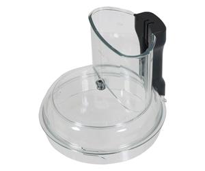 SPARES2GO Lid Cover for Magimix CS4200XL 3L CS5200XL 3.6L Food Processor | Complete Replacement with Chute, Transparent with Black Handle
