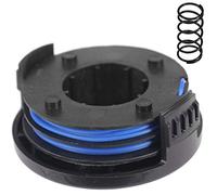SPARES2GO Line Spool & Cover Cap for MacAllister MGT300P MGTP300P Trimmer | Fits Various Strimmers and Trimmers, String Diameter: 1.5mm, Cord Length: 2.5m, Includes Spring