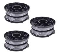 SPARES2GO Line Spool for Black & Decker GL315 GL337 GL350 GL500 GL600 GL650 GL655 GL660 GL670 GL675 GL680 GL685 GL690 GL5530 Strimmer Trimmer (Pack of 3, 5m x 1.5mm Twin)