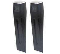 Spares2Go Log Splitting Wedge Chisel Wood Fire Timber Splitter Maul Spikes (1.5Kg, 8", Pack Of 2)