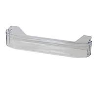 SPARES2GO Lower Main Door Bottle Shelf Tray Compatible with Smeg FAB28 S29STRP Series Fridge Freezer (Clear, 490 x 90mm)