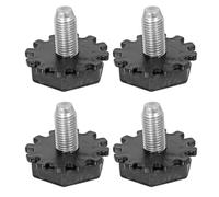 SPARES2GO M10 Adjustable Screw Foot Leg for Logik L1014WM17 L10W6D20 L612WM12 Washing Machine (Pack of 4 Feet)
