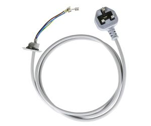 SPARES2GO Mains Power Cable for Hoover Washing Machine Dryer (1.5m, UK Plug)