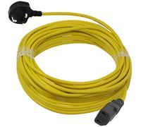 SPARES2GO Mains Power Cable + Plug for Karcher Vacuum Cleaner T7/1 T9/1 T10/1 T12/1 12M UK plug