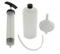 SPARES2GO Manual Oil Change Fluid Extractor Kit for Petrol Lawnmowers, Trimmers, Chainsaws, and Strimmers